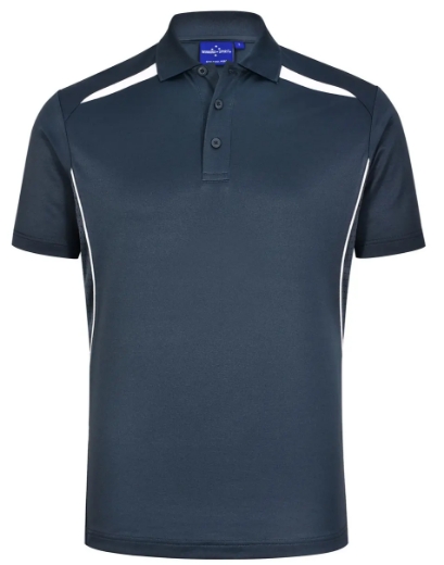 Picture of Winning Spirit, Mens Contrast SS Polo.